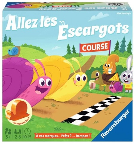 Jeu de société Allez les escargots